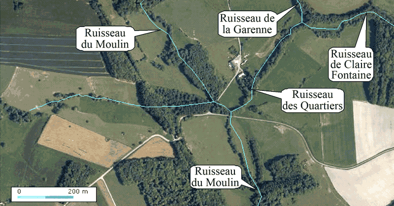 Les ruisseaux au Gu du Frmont